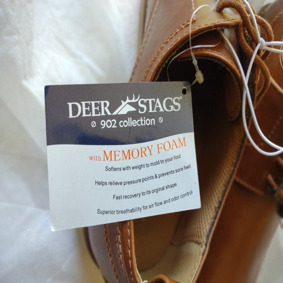 Deer Stags Men's Brown Mitchell Lace-up Shoes  SIZE 10.5 M NEW - Picture 9 of 13